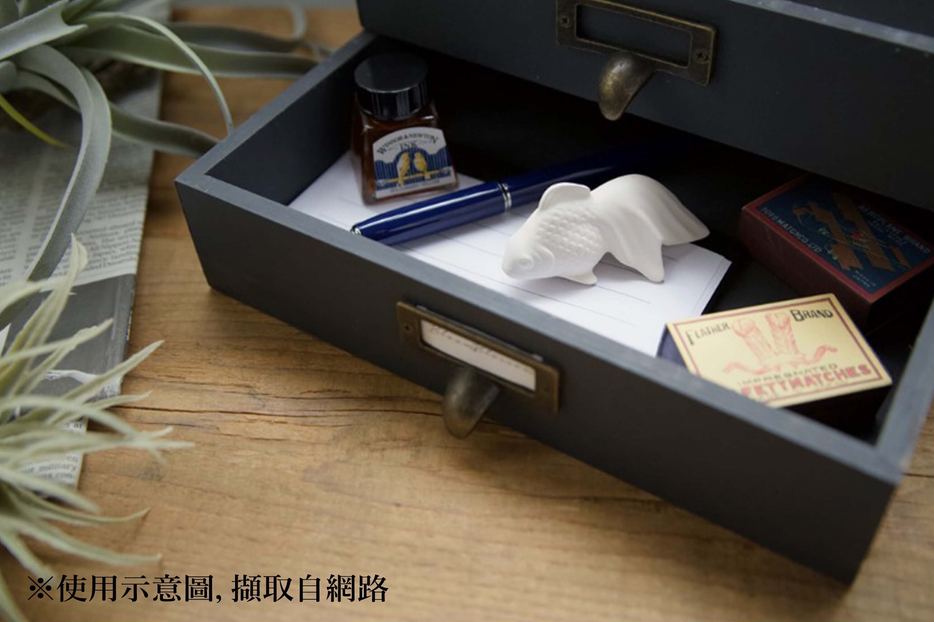 立體金魚造型的陶瓷材質擴香石