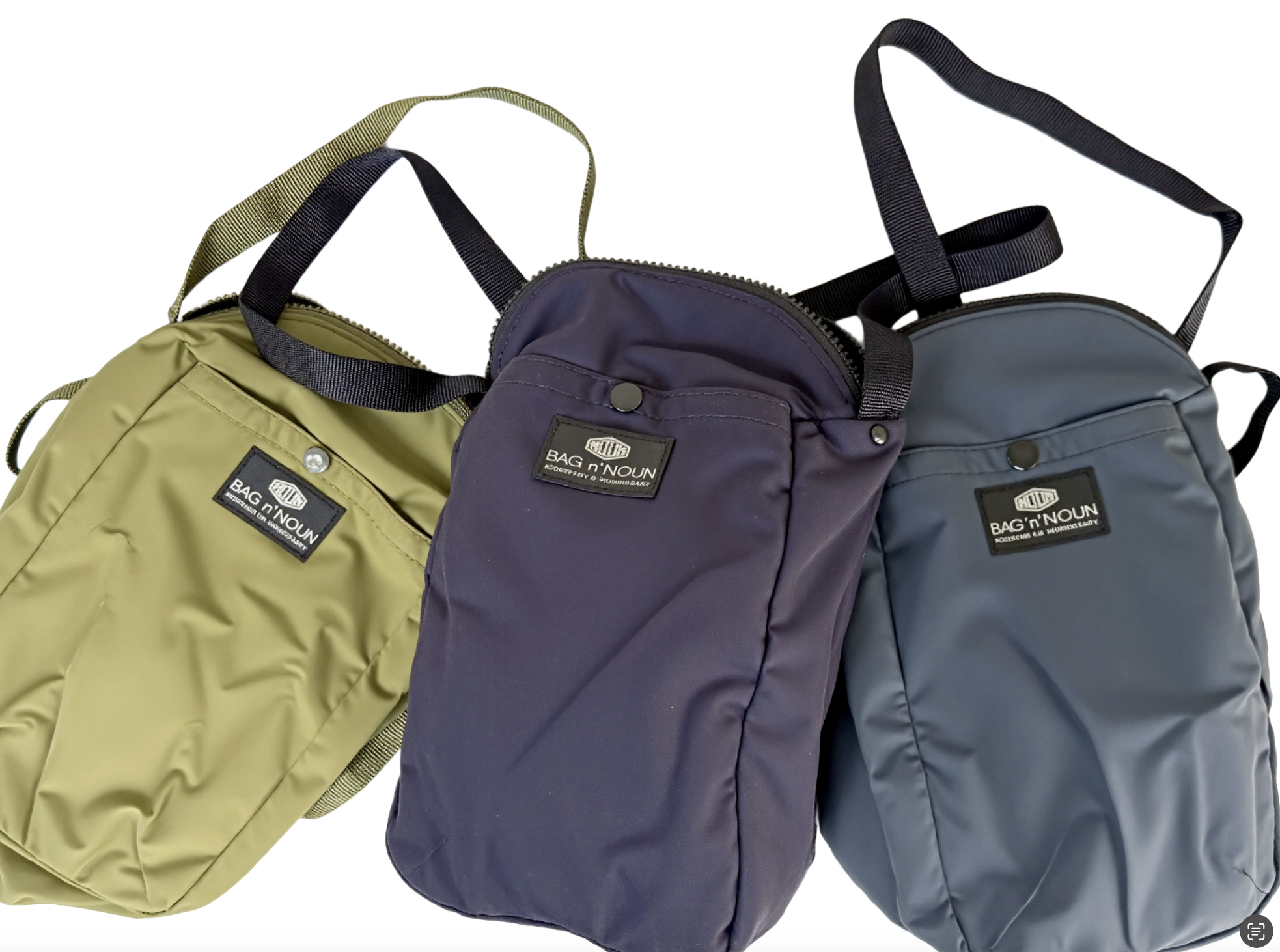 BAG'n'NOUN | POCHETTE MAT L / HALF 隨身包_灰、綠、藍