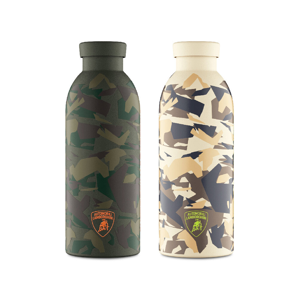 義大利 24Bottles x 藍寶堅尼 不鏽鋼雙層保溫瓶 500ml / 限量聯名款