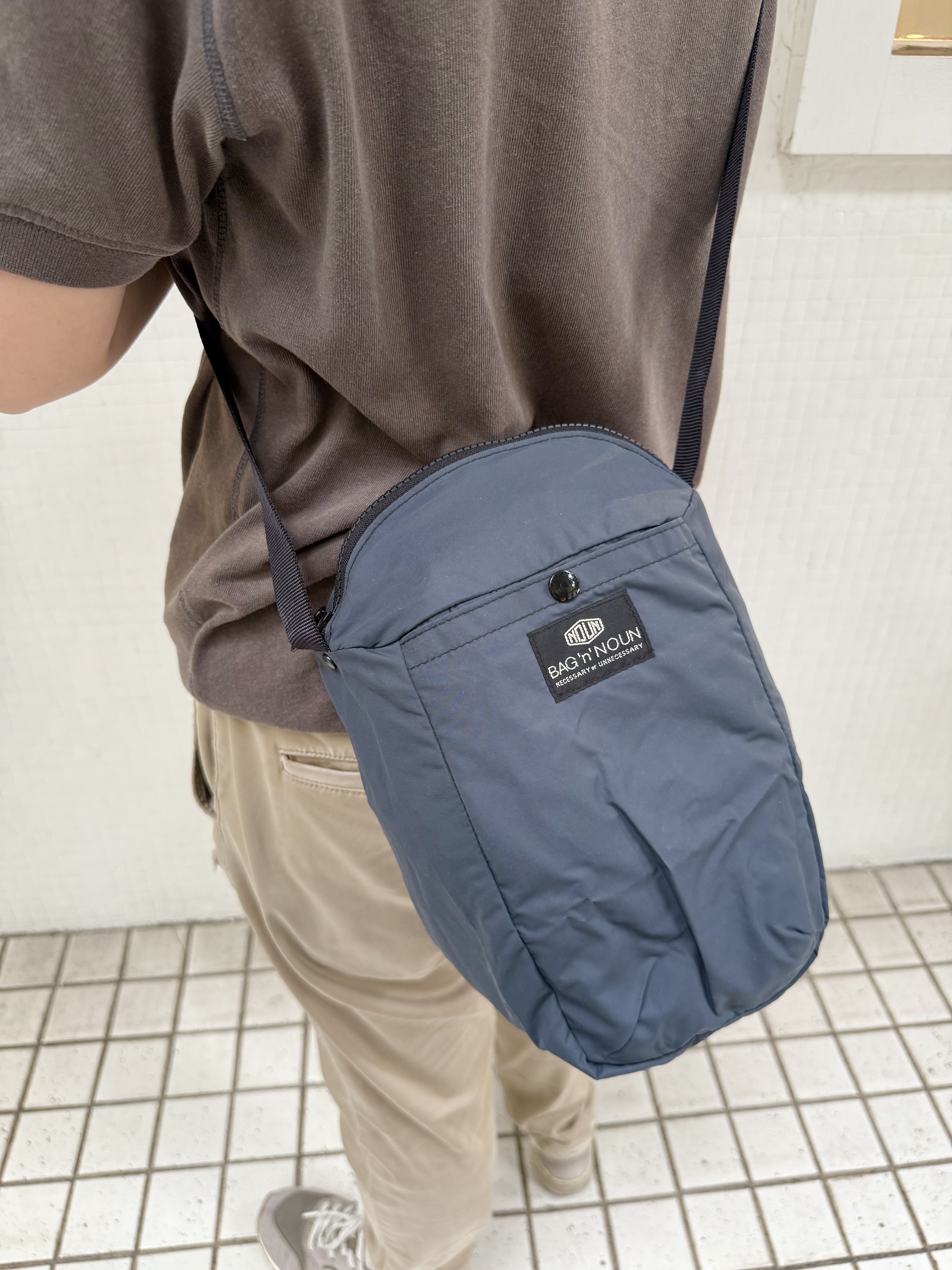 BAG'n'NOUN | POCHETTE MAT L / HALF 隨身包_灰、綠、藍