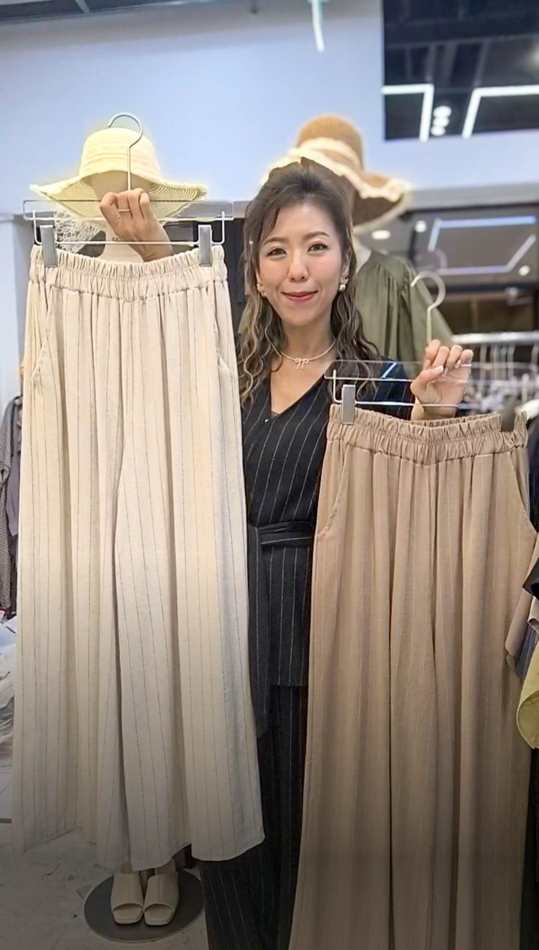 🥰PM_K9644  ▶️條紋長褲 👉W:64-114cm H:114cm L:97cm👈