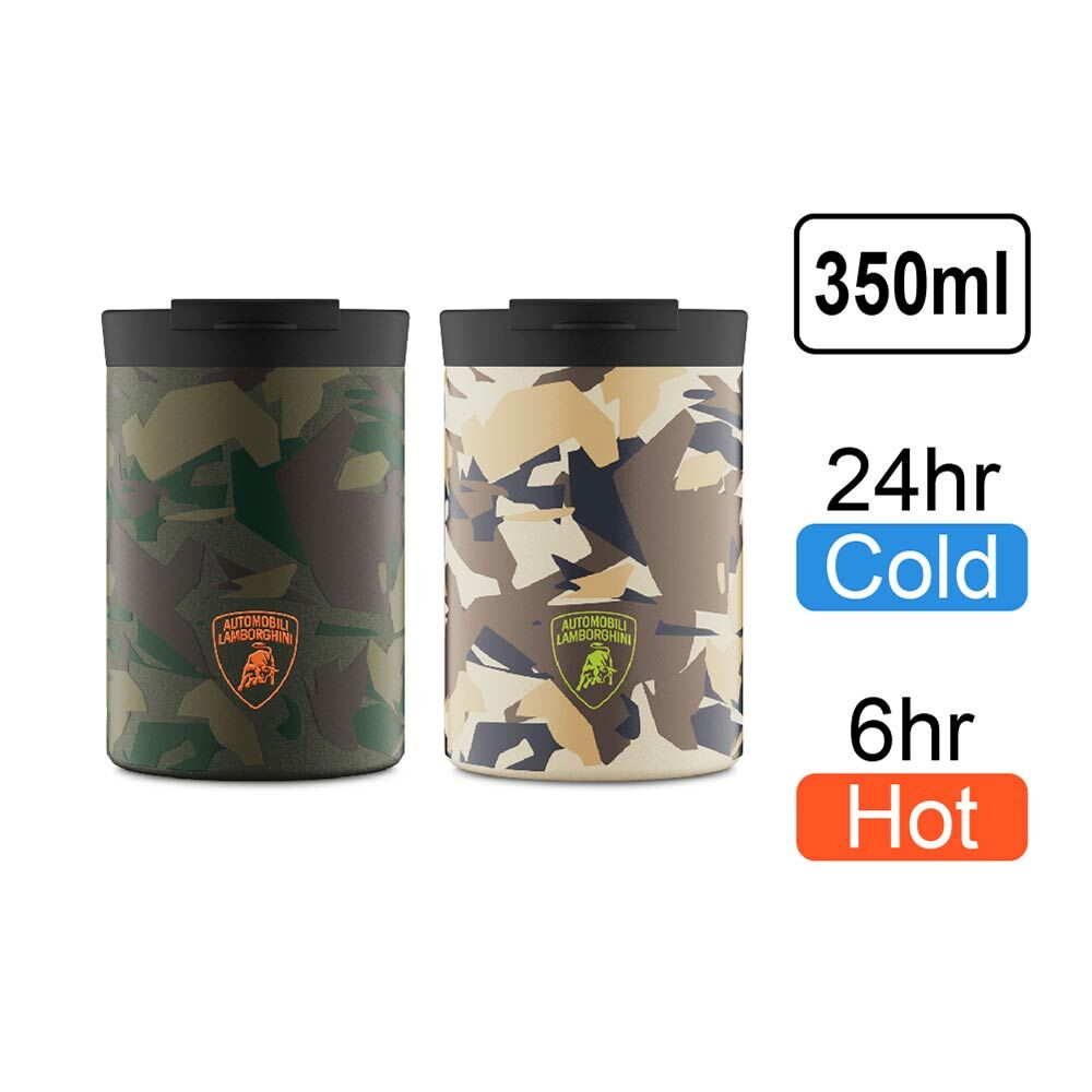 義大利 24Bottles x 藍寶堅尼 保溫隨行杯 350ml / 限量聯名款