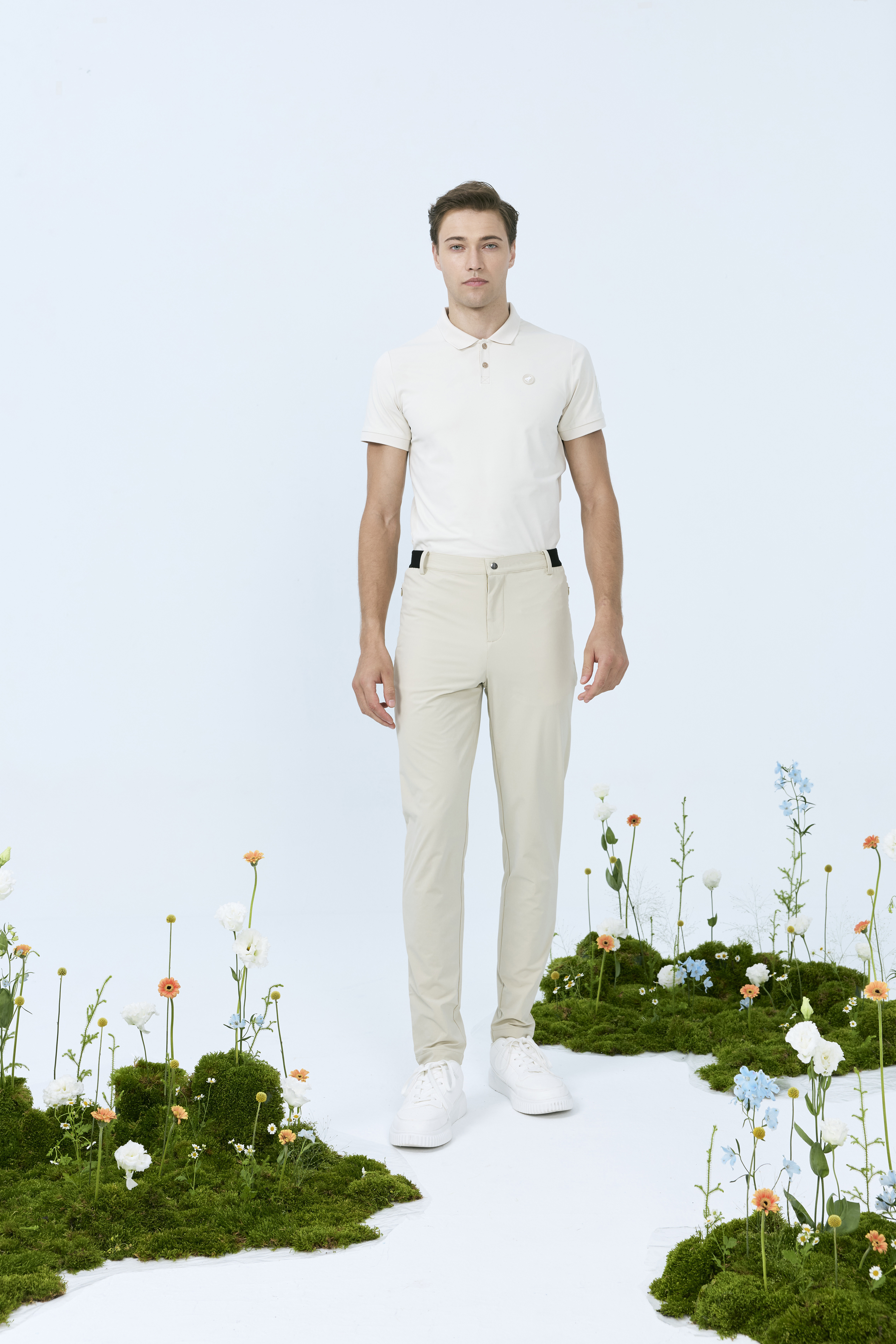 攻略機能男衫-米卡其