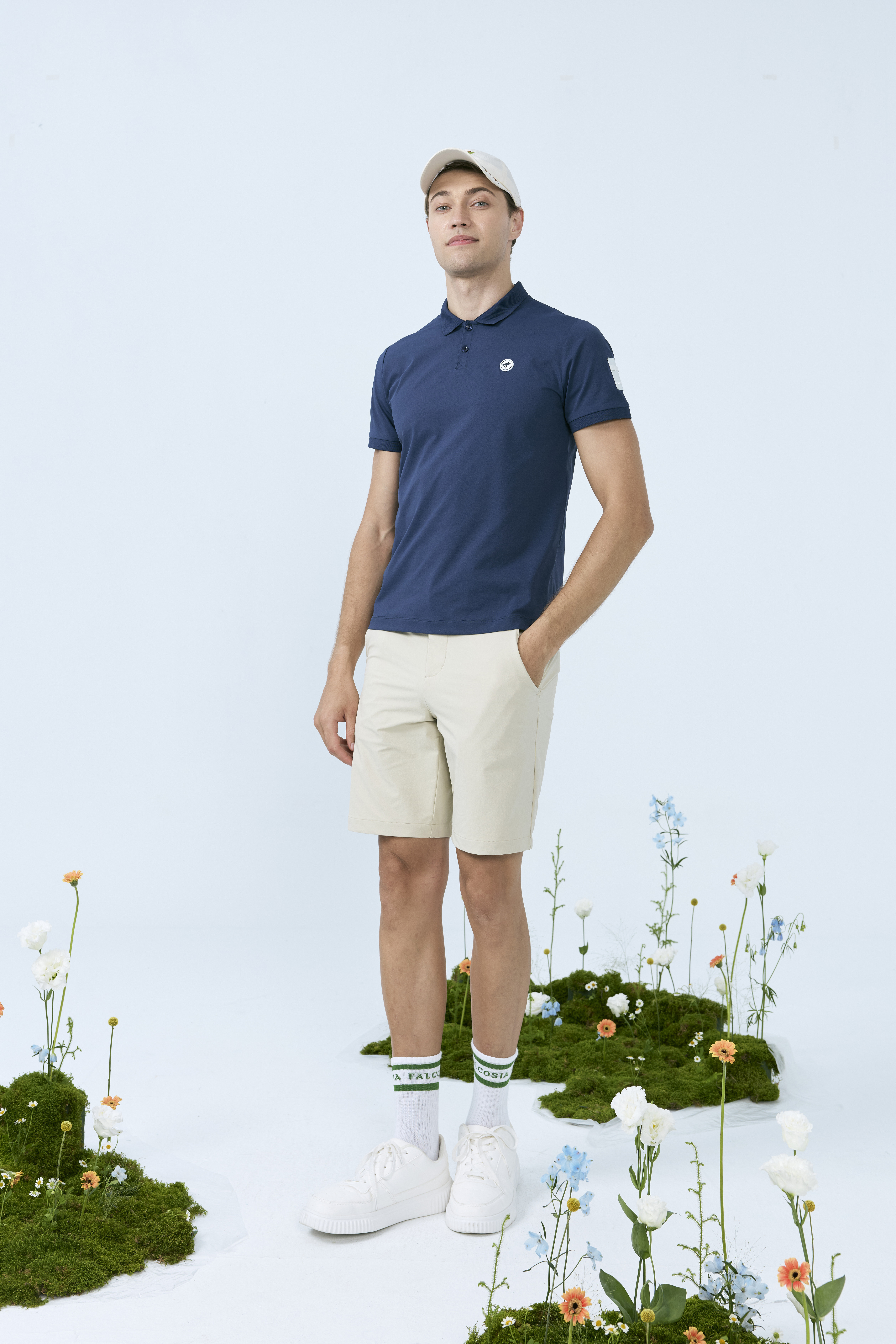 攻略機能男衫-藏藍