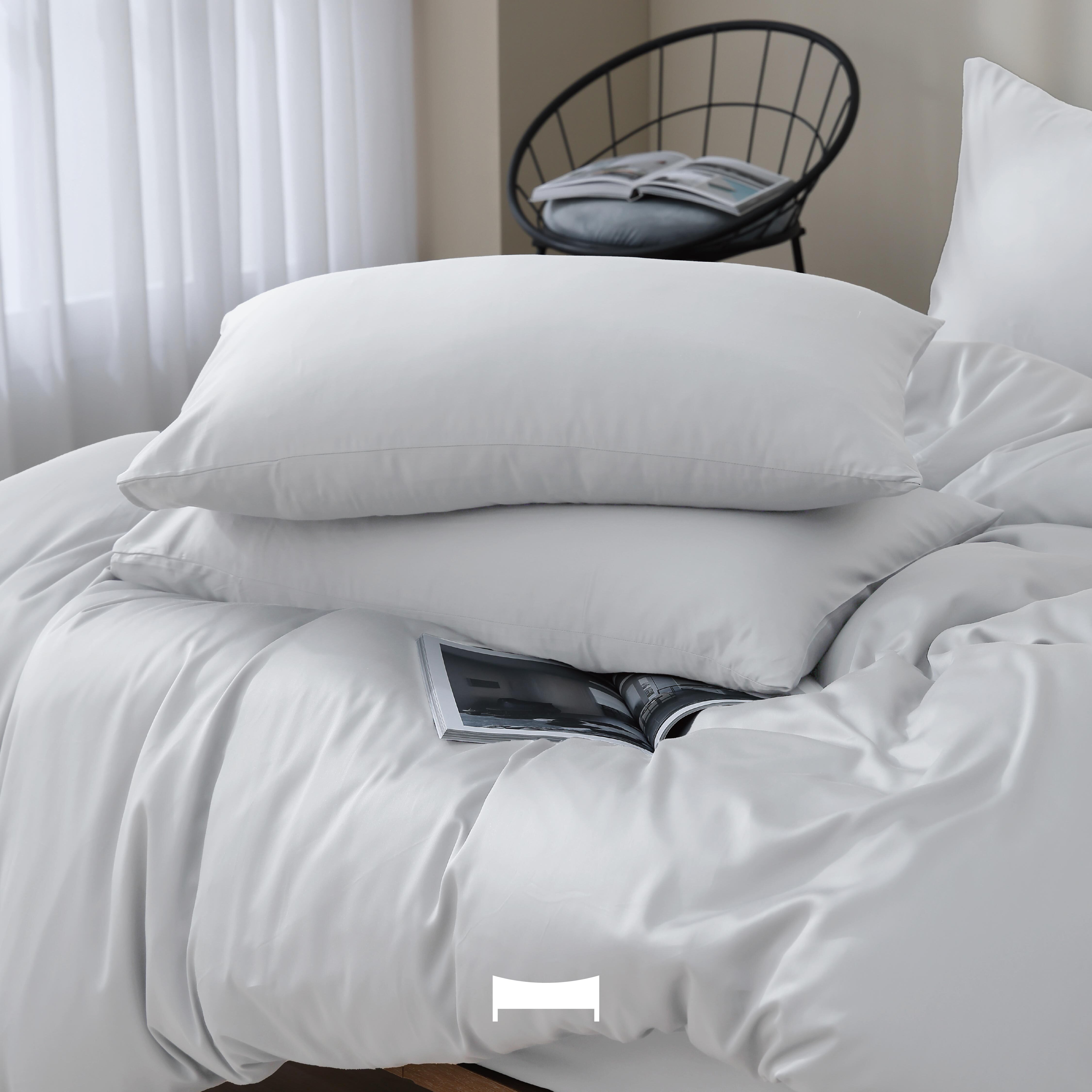 TENCEL BEDDING｜60支天絲四件組《雪白 SNOW WHITE》