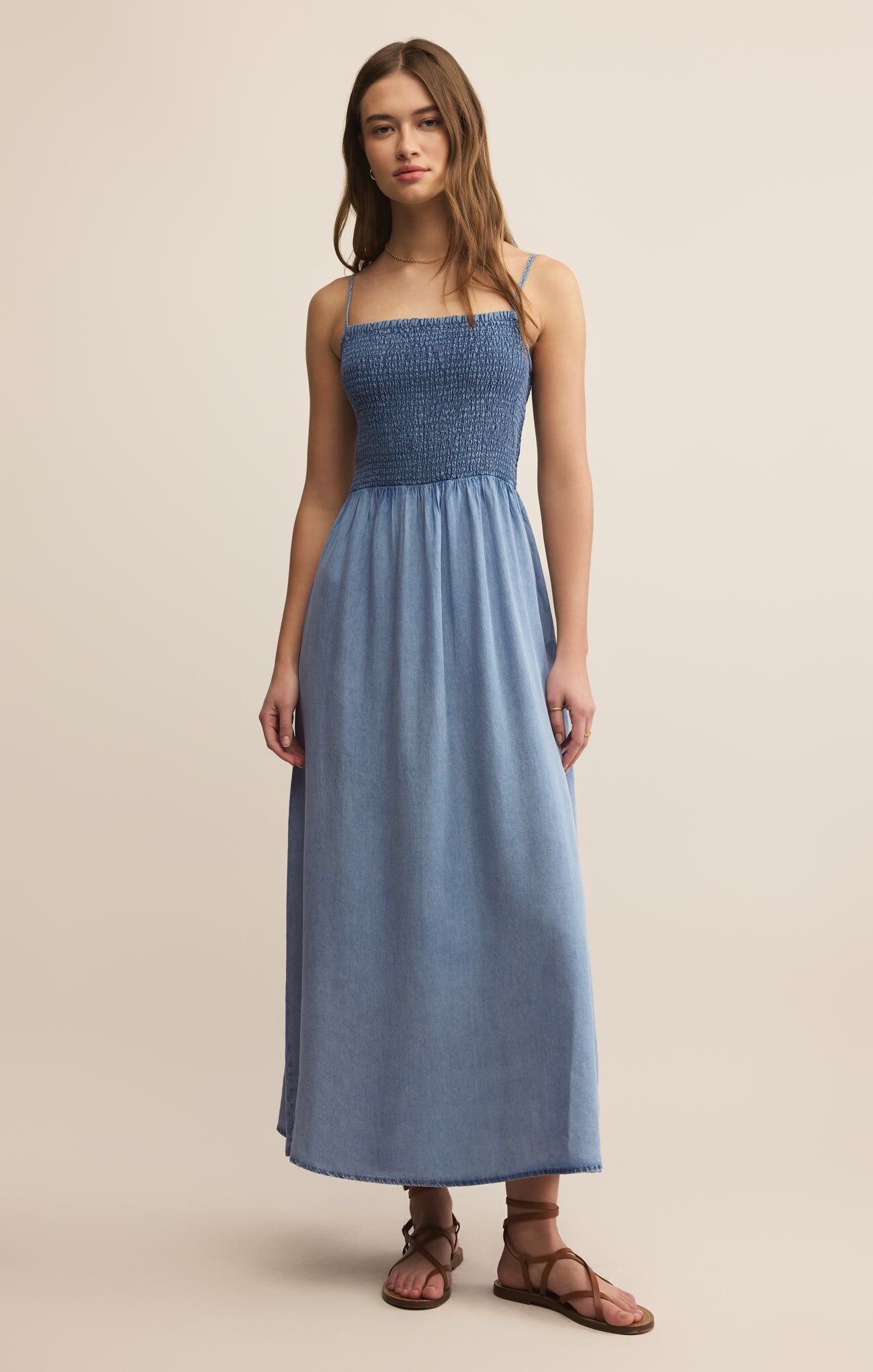 Bayside Chambray Maxi