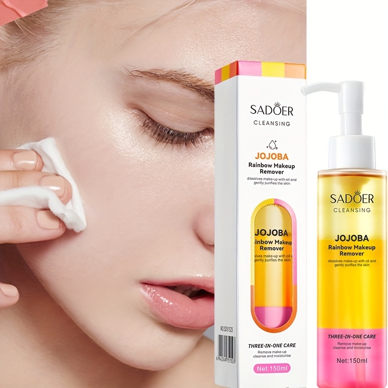SADOER Cleansing Jojoba Rainbow Make Up Remover