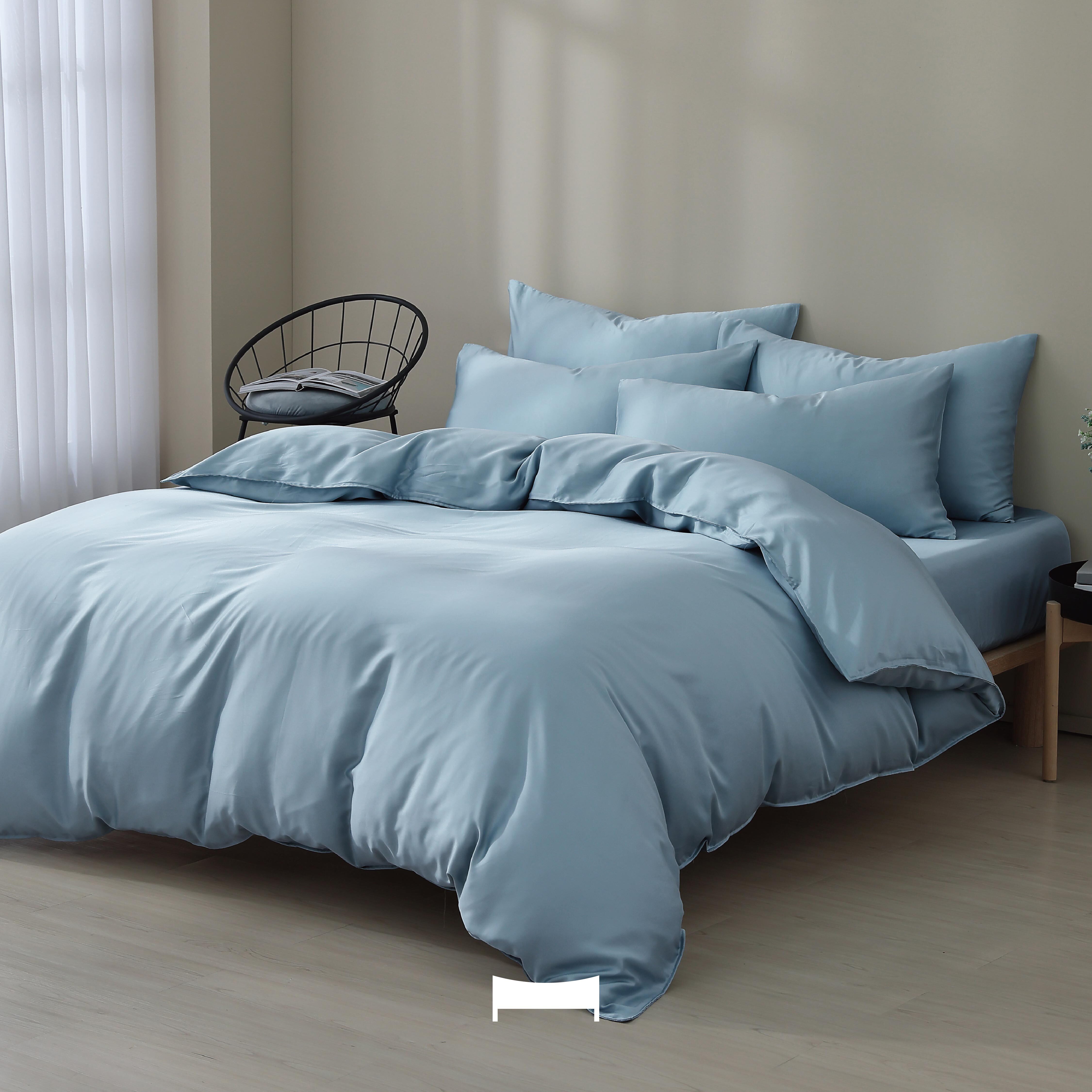 TENCEL BEDDING｜60支天絲四件組《冰川藍 GLACIER BLUE》