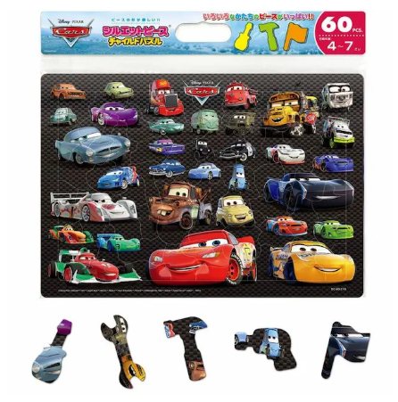日本製 迪士尼反斗車王大集合60片兒童拼圖