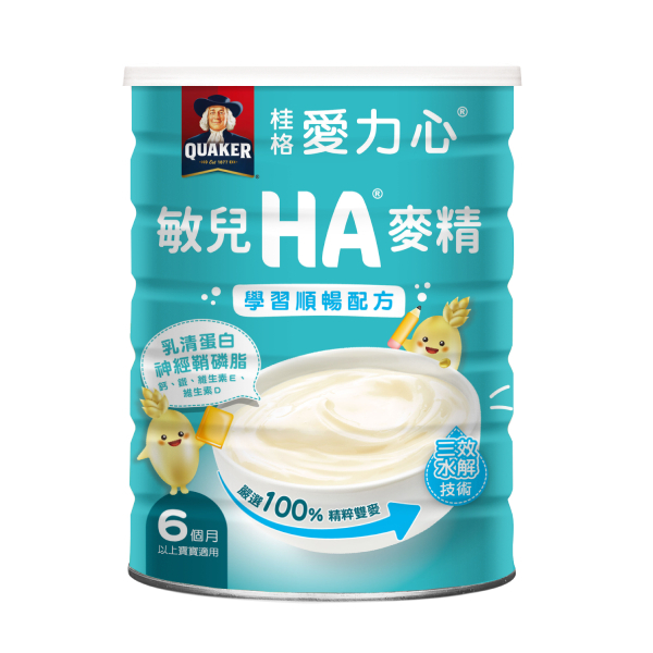 桂格愛力心 敏兒HA麥精-學習順暢配方700g-新升級