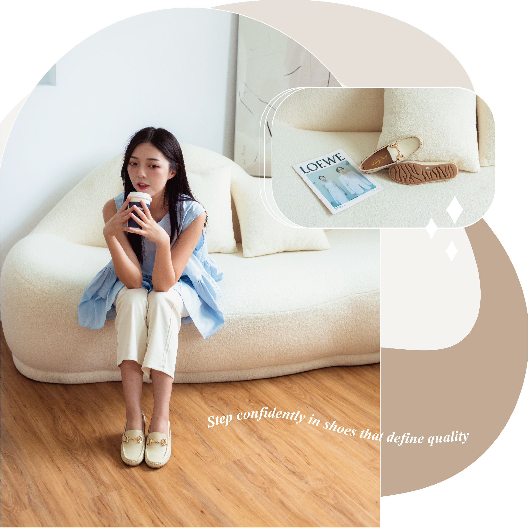 豚皮氣墊鞋墊的柔軟，是夜行者腳下藏的小浪漫