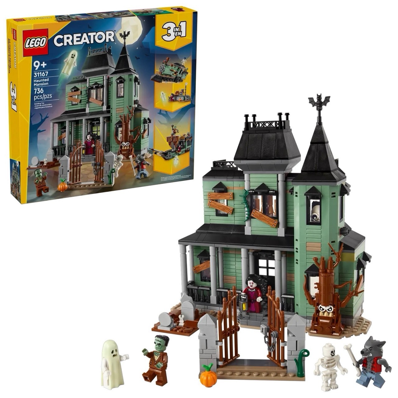 LEGO 31167 鬧鬼豪宅Haunted Mansion LEGO® Creator 3in1系列