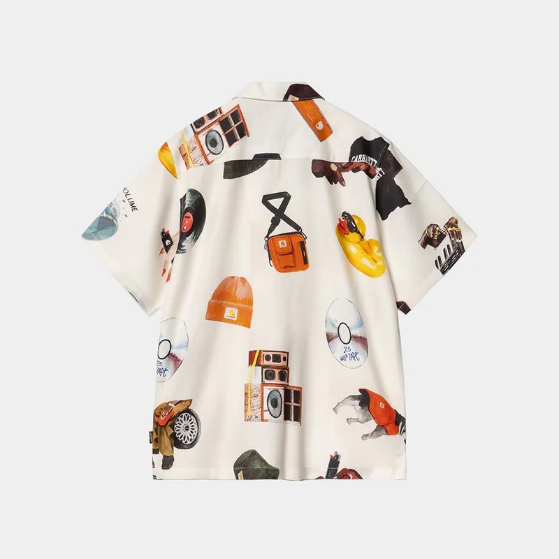 2025SS CARHARTT WIP S/S Jacob Rochester Shirt 滿版 熱門商品 短袖 襯衫 現貨 I034574