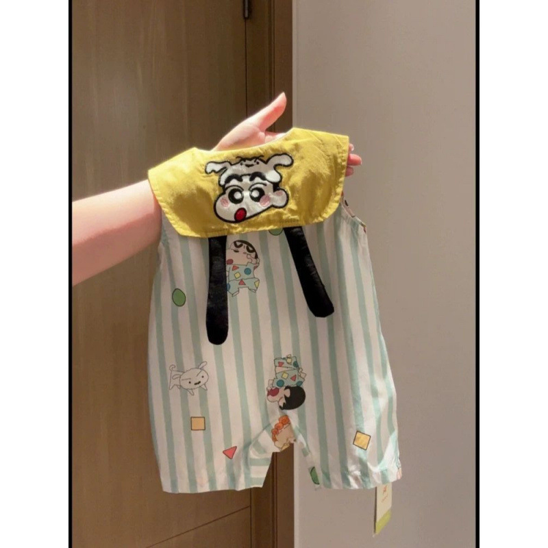 《1710》刺繡卡通超萌生日背心爬服 (59-100)
