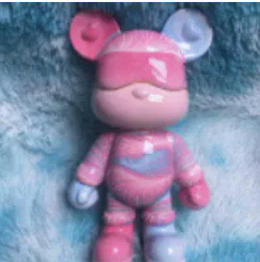 251110 - A2 流體熊儲錢罐擺件（粉藍） （12月尾陸續發貨只限尖沙咀門市自取不包郵/只限相同感覺色系/款式皆不同/師傅即興創作）