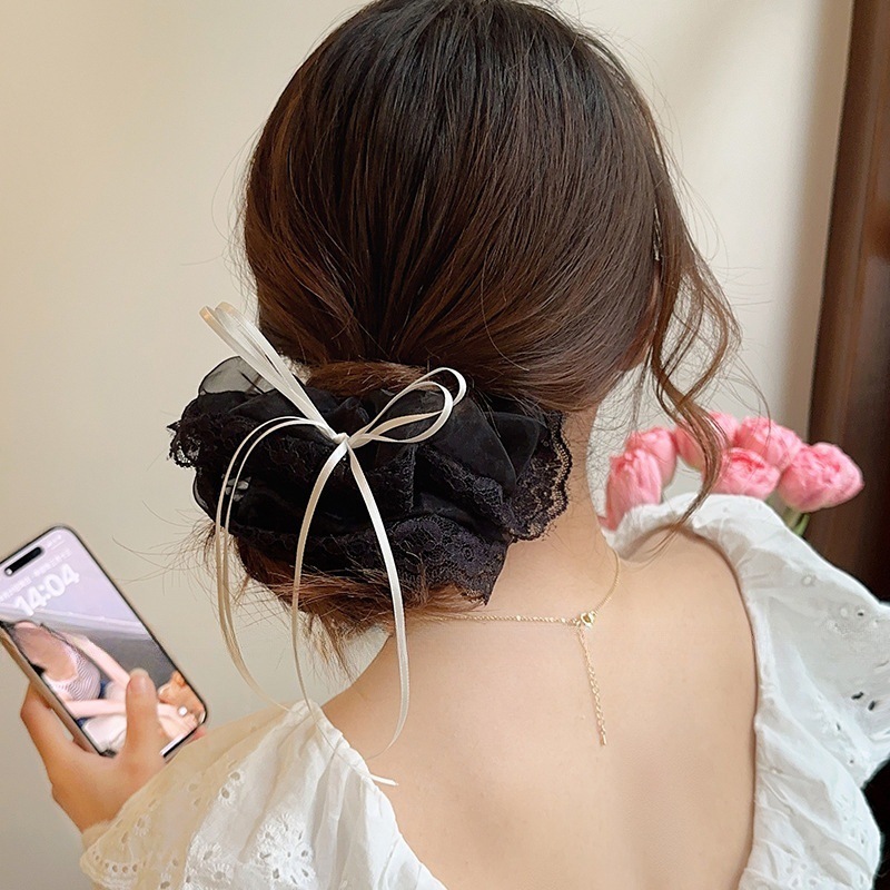 [3 FOR RM10] Lace Ribbon Scrunchies
