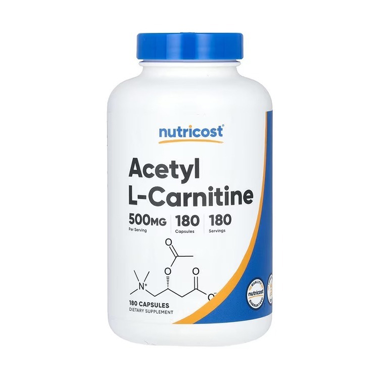 Nutricost, Acetyl L-Carnitine, 500 mg , 180 Capsules