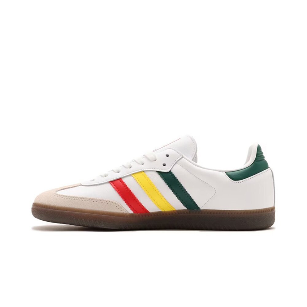 Adidas Samba OG White Rasta 紅黃綠 IH3118