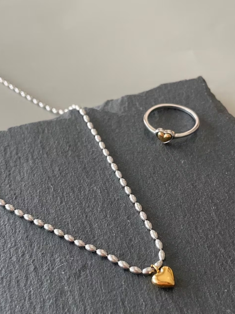 heart charm necklace