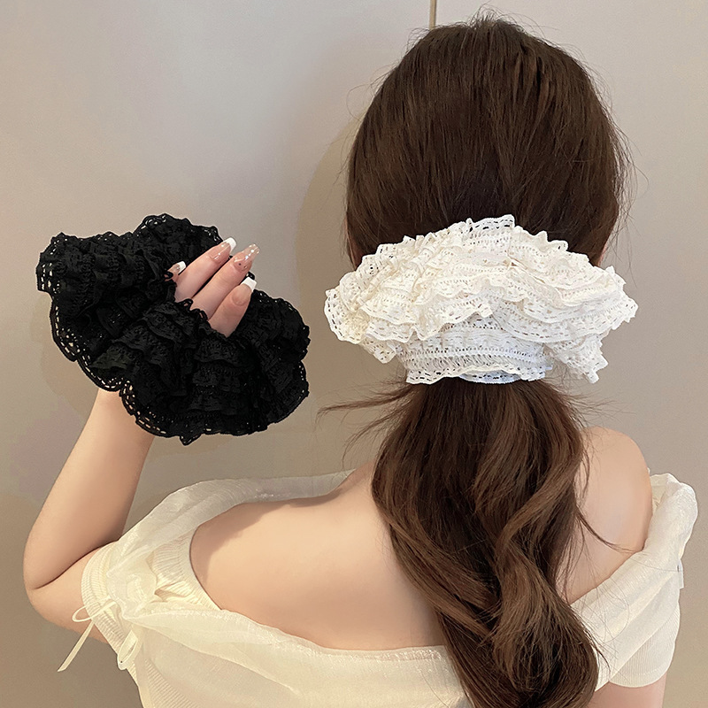 [3 FOR RM10] Korean Lace Gentle Lazy Style Scrunchies