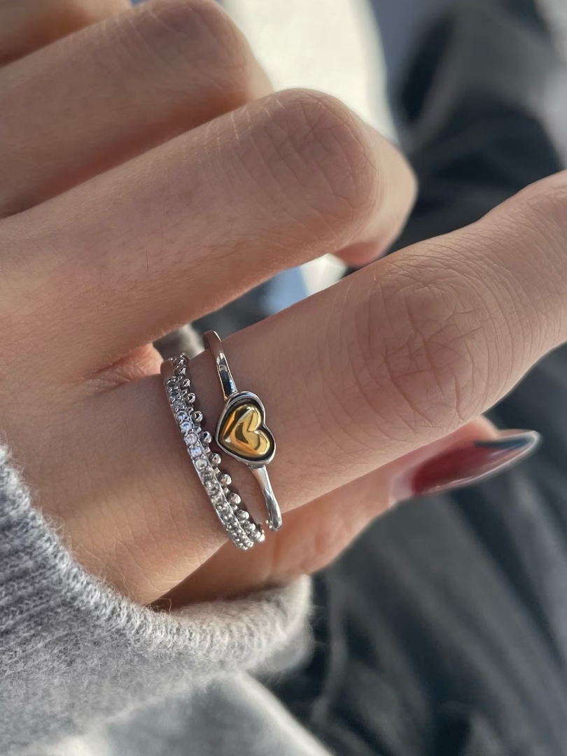 original small heart ring