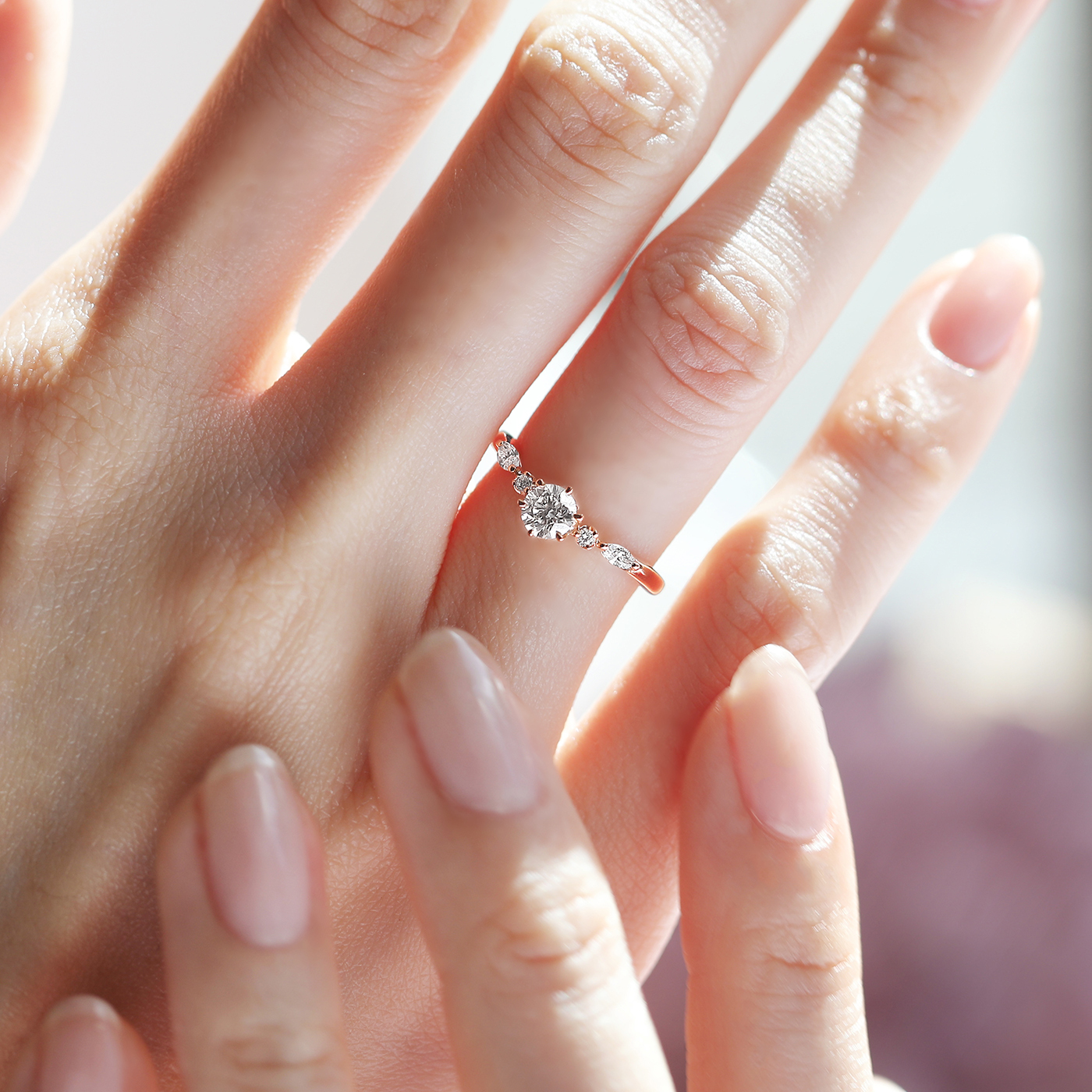 繁花 — GIA30分鑽石戒指