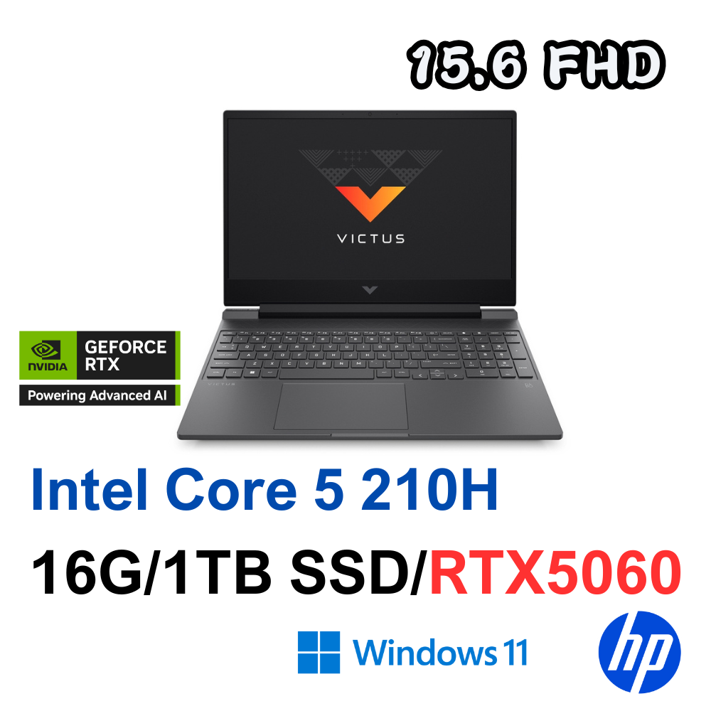 HP Victus Gaming 15-fa2255TX 15.6吋 RTX5060電競筆電