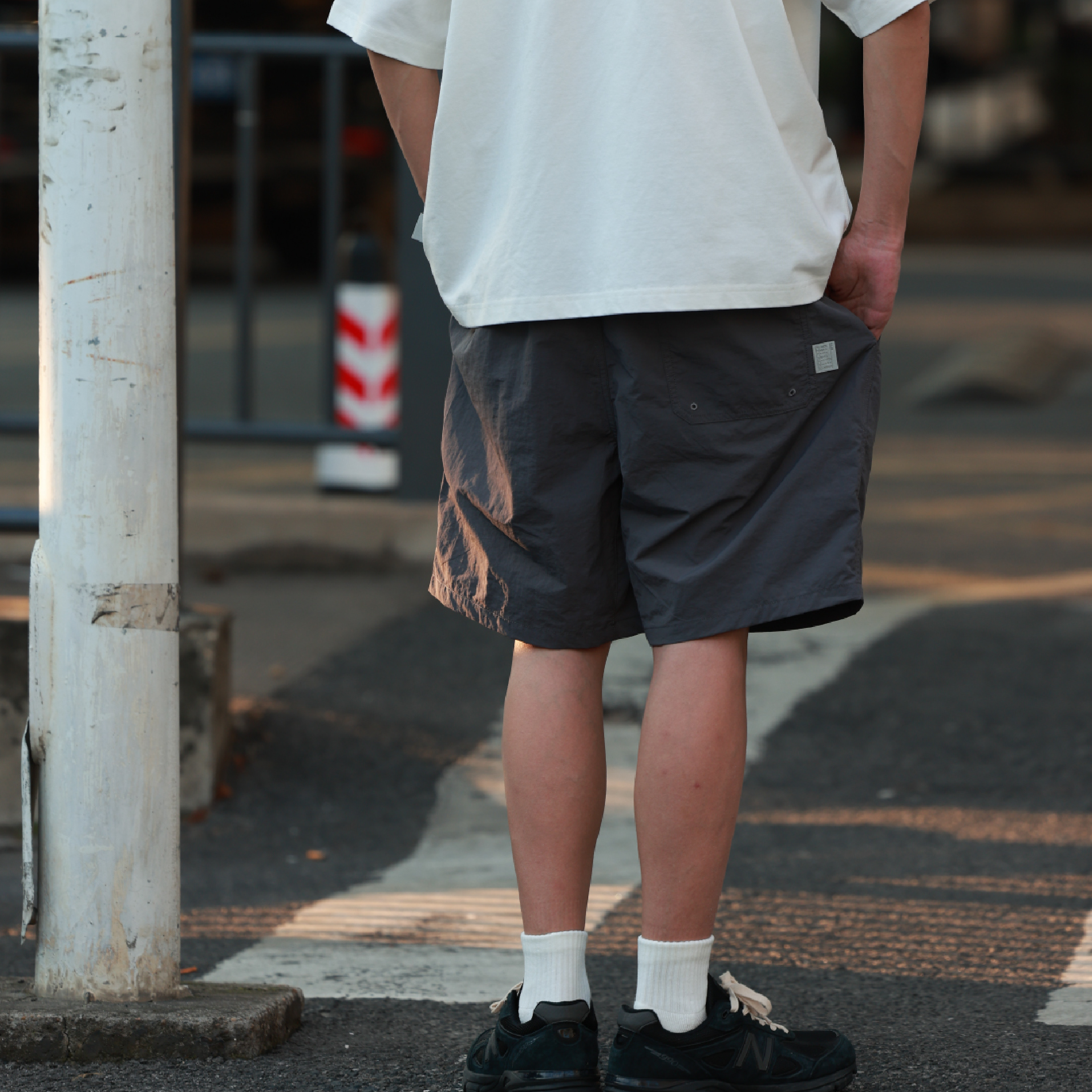 PIN SKTBS Nylon Cotton-Feel Shorts 尼龍棉感 沙灘短褲 [P-P18]