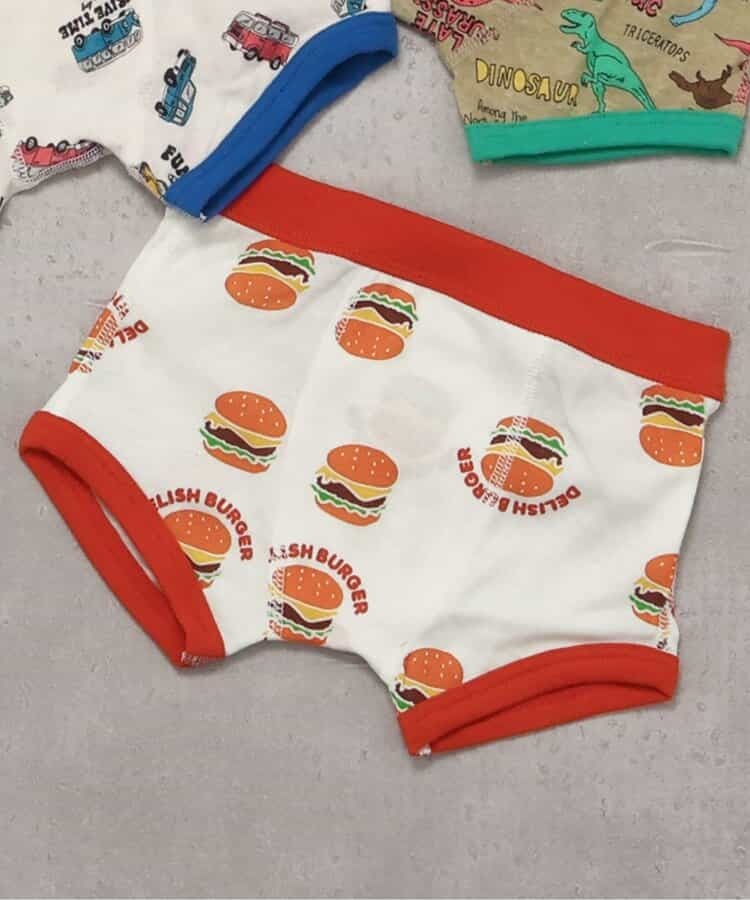 日本 BREEZE 男孩 可愛印花 純棉四角小褲 (4件1組，130跟150) L351125