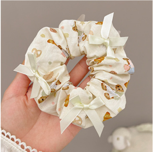 [3 FOR RM10] Korean Floral × Teddy Bear Scrunchies