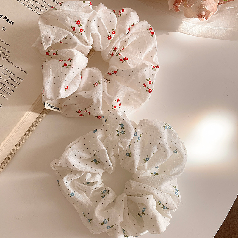 [3 FOR RM10] Korean Floral × Teddy Bear Scrunchies