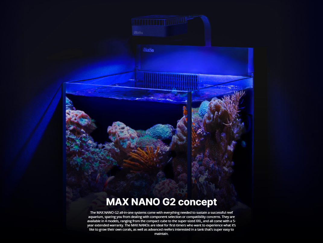 Red Sea 紅海 MAX NANO 頂級背濾缸(不含底櫃)