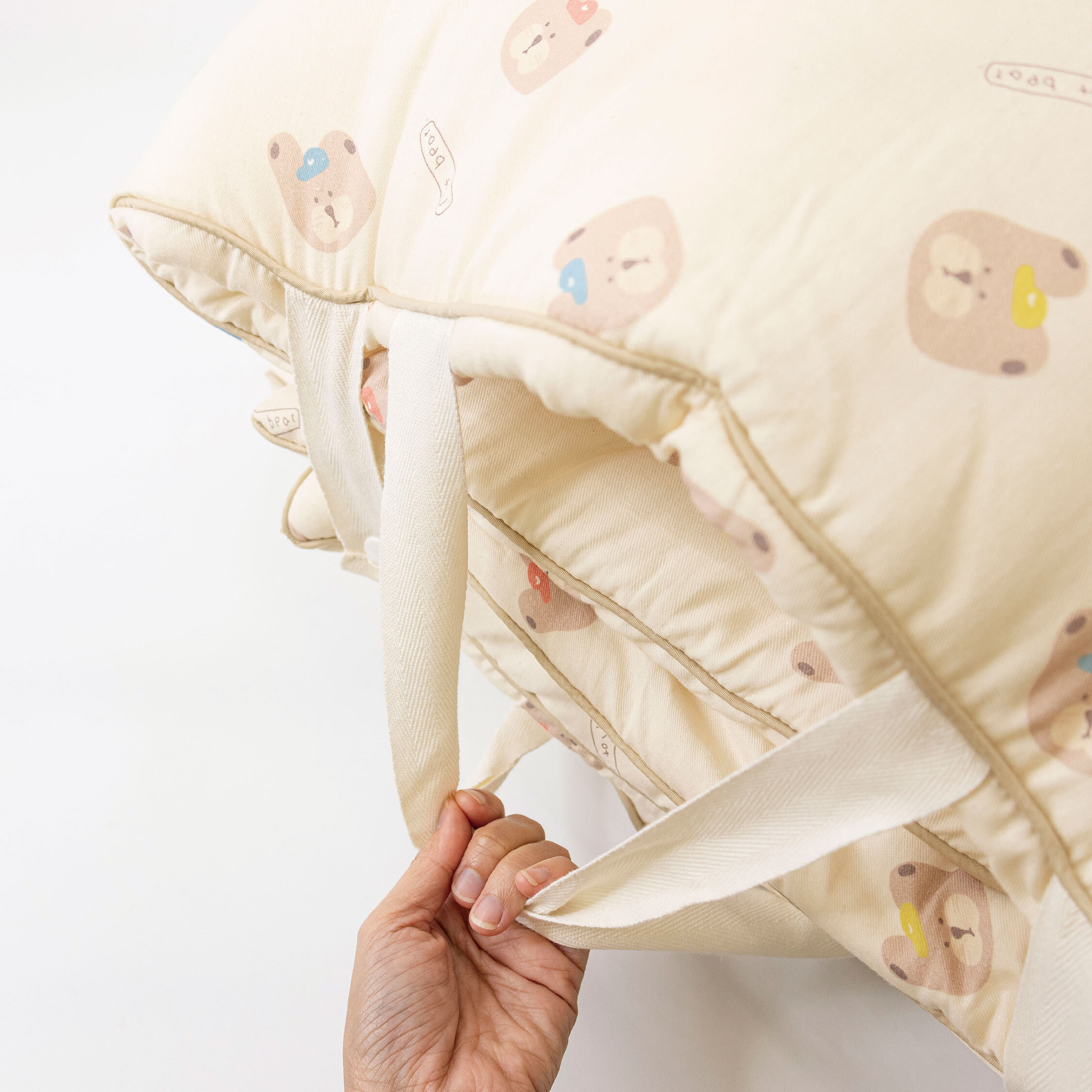 【JB0502】MIT繽紛帽子熊。舒雲加厚四合一睡袋組