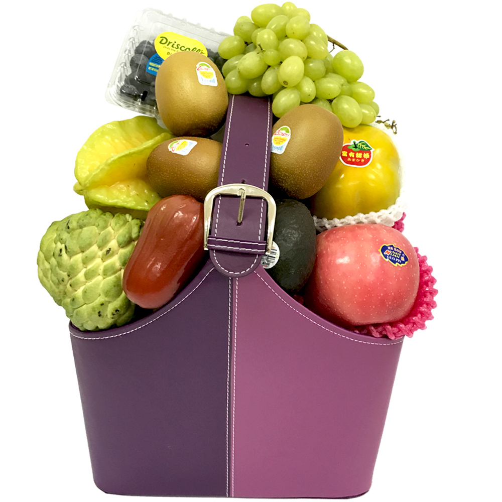 典雅紫韻·果籃