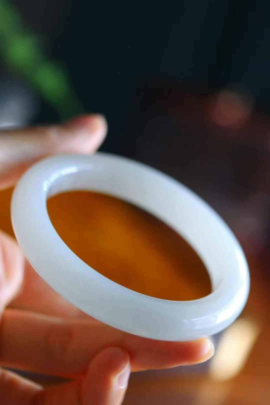 712746 59.2mm和田玉羊脂白玉手鐲 (58-60)