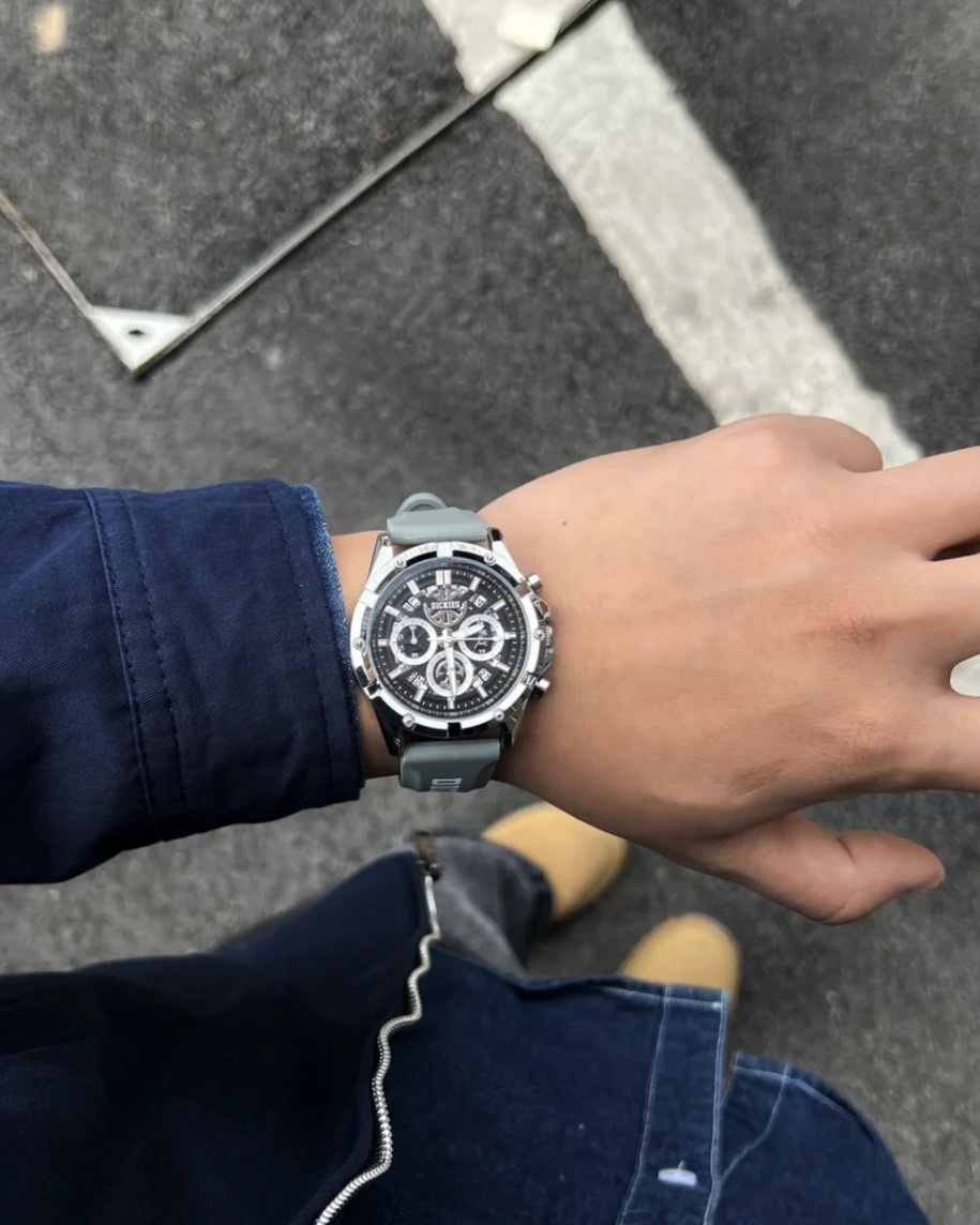 #預購 DICKIES 銀河系列 防水 石英機芯手錶 三眼 硅膠錶帶 CL-585P