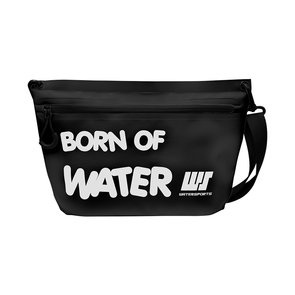 運動防潑水單肩包