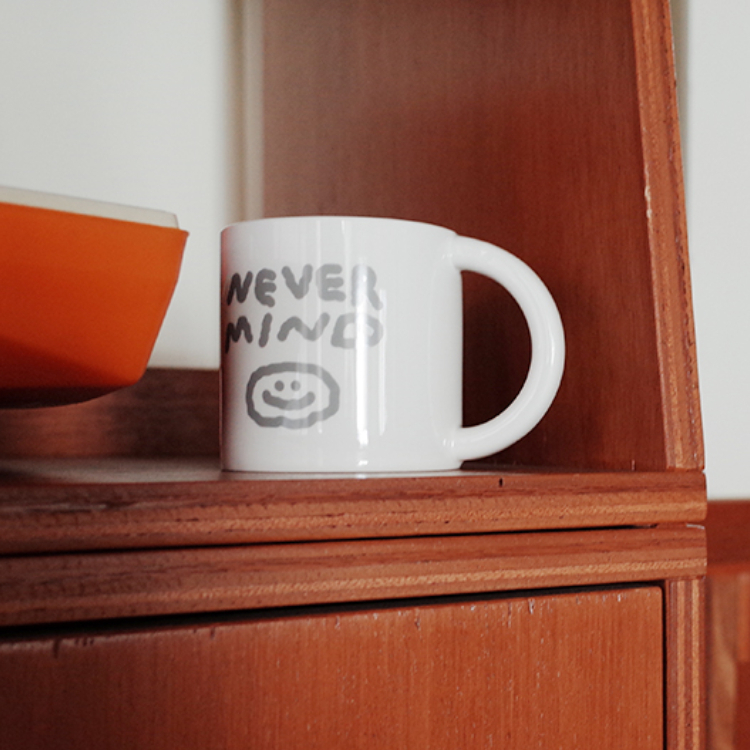 韓國 ooowl 手工陶瓷馬克杯 NEVERMIND