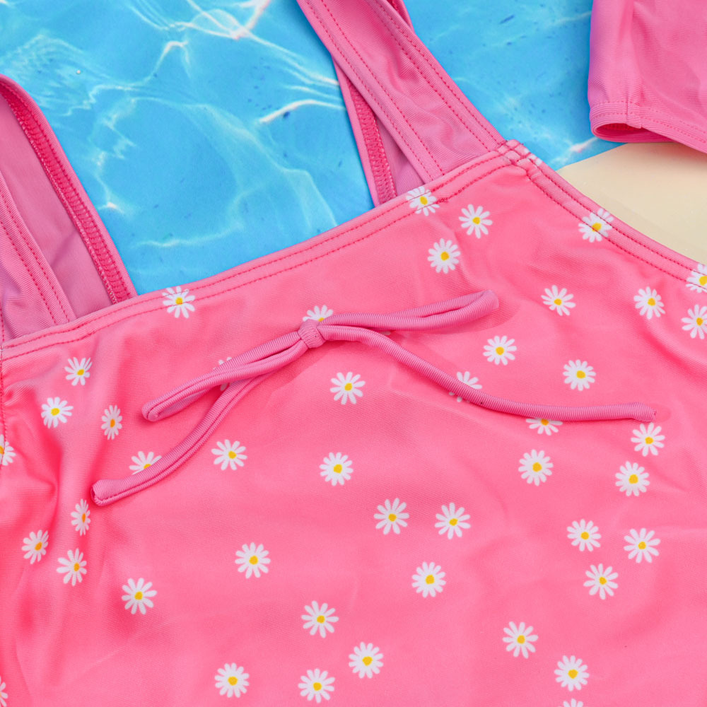 YG569-女童兩件式褲裝-花