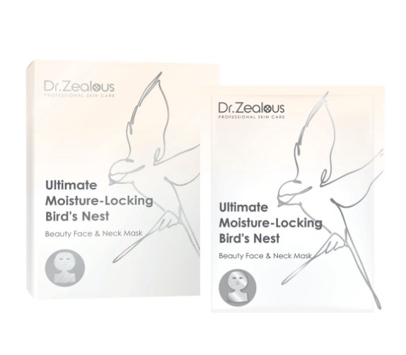 (3706)【買1送1】Dr. Zealous - 燕窩極致鎖水美顏面頸膜 1盒5片