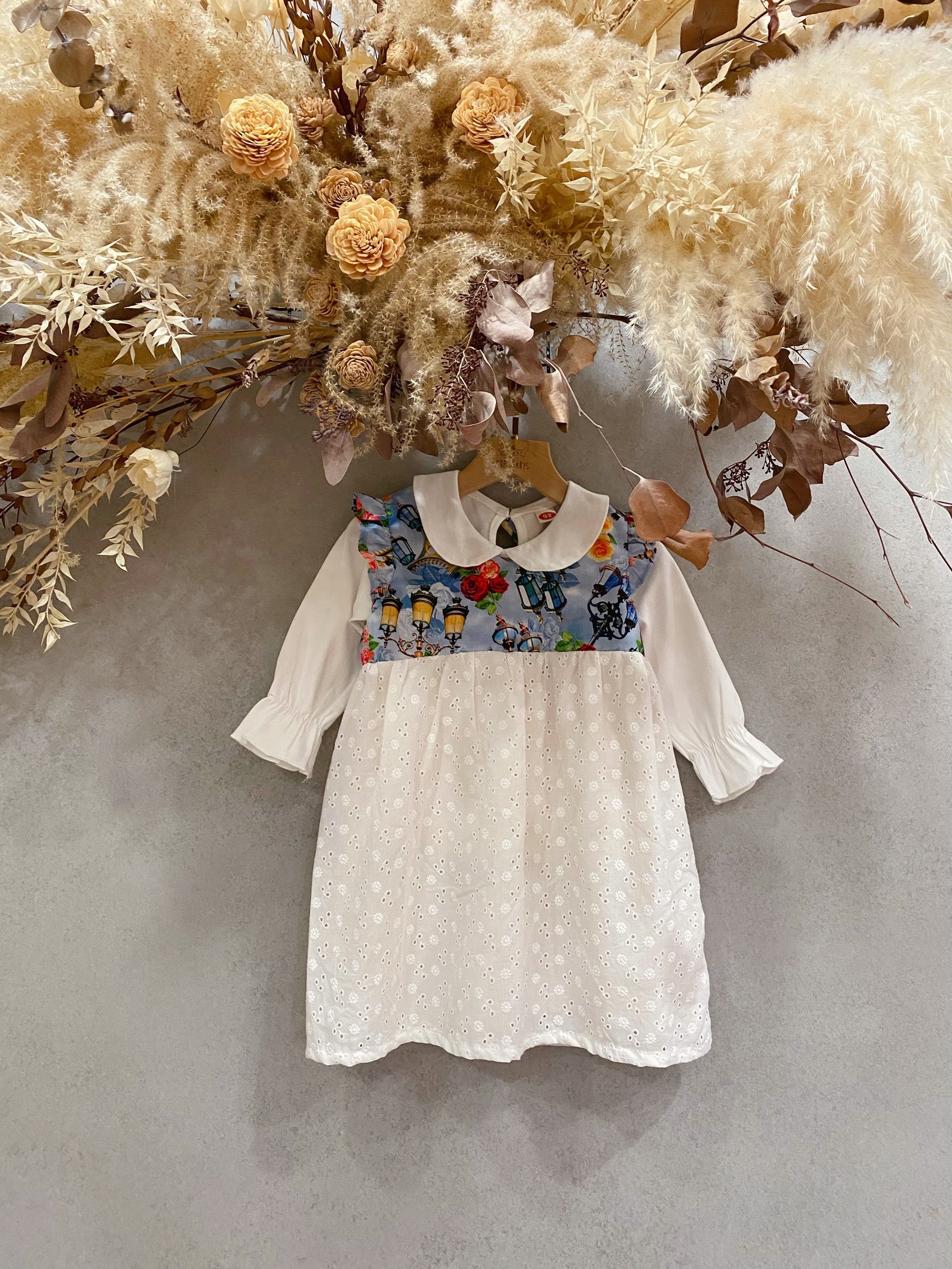 路燈 高腰洋裝(110)