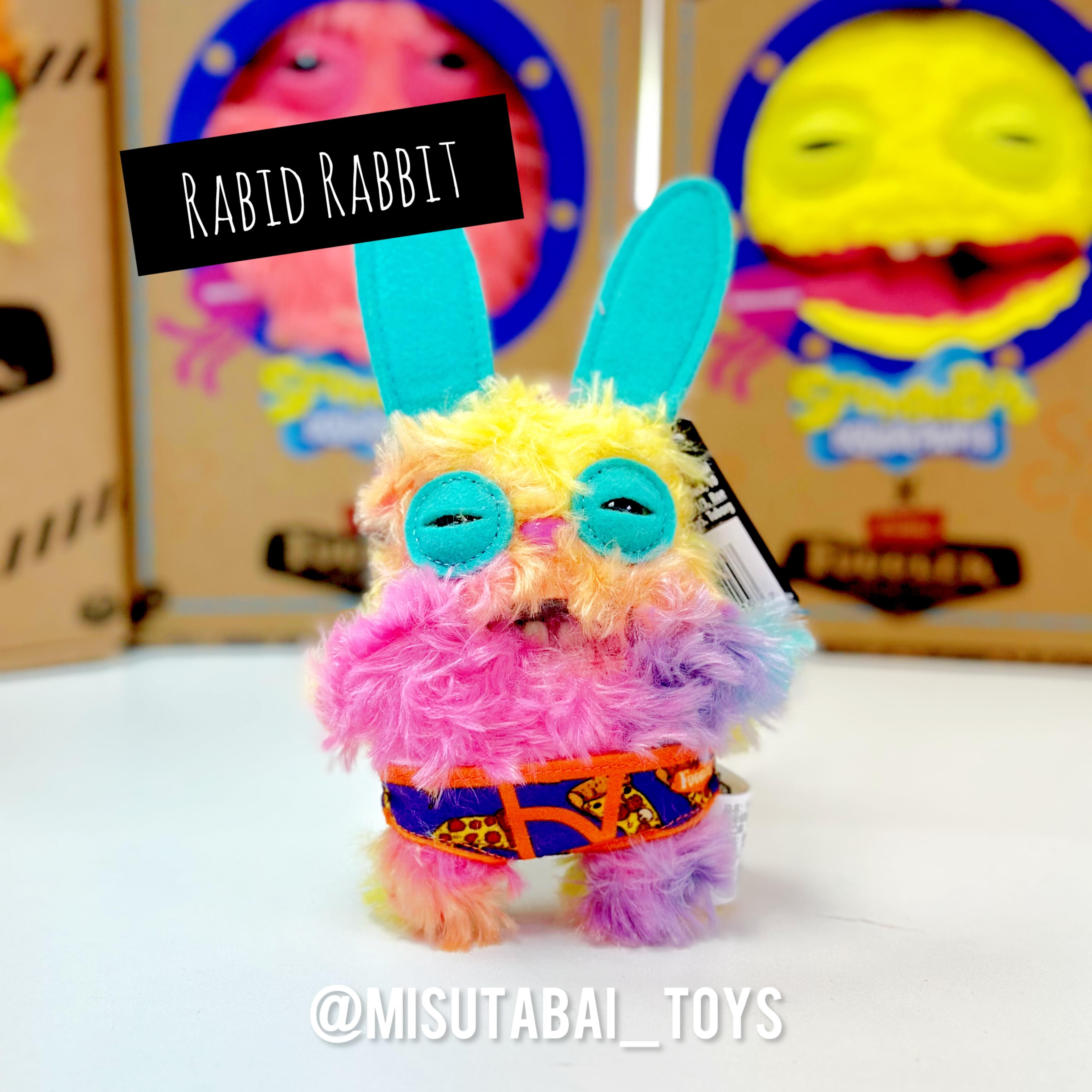 FG74157 Fuggler Key Ring S4 Rabid Rabbit (Multi)