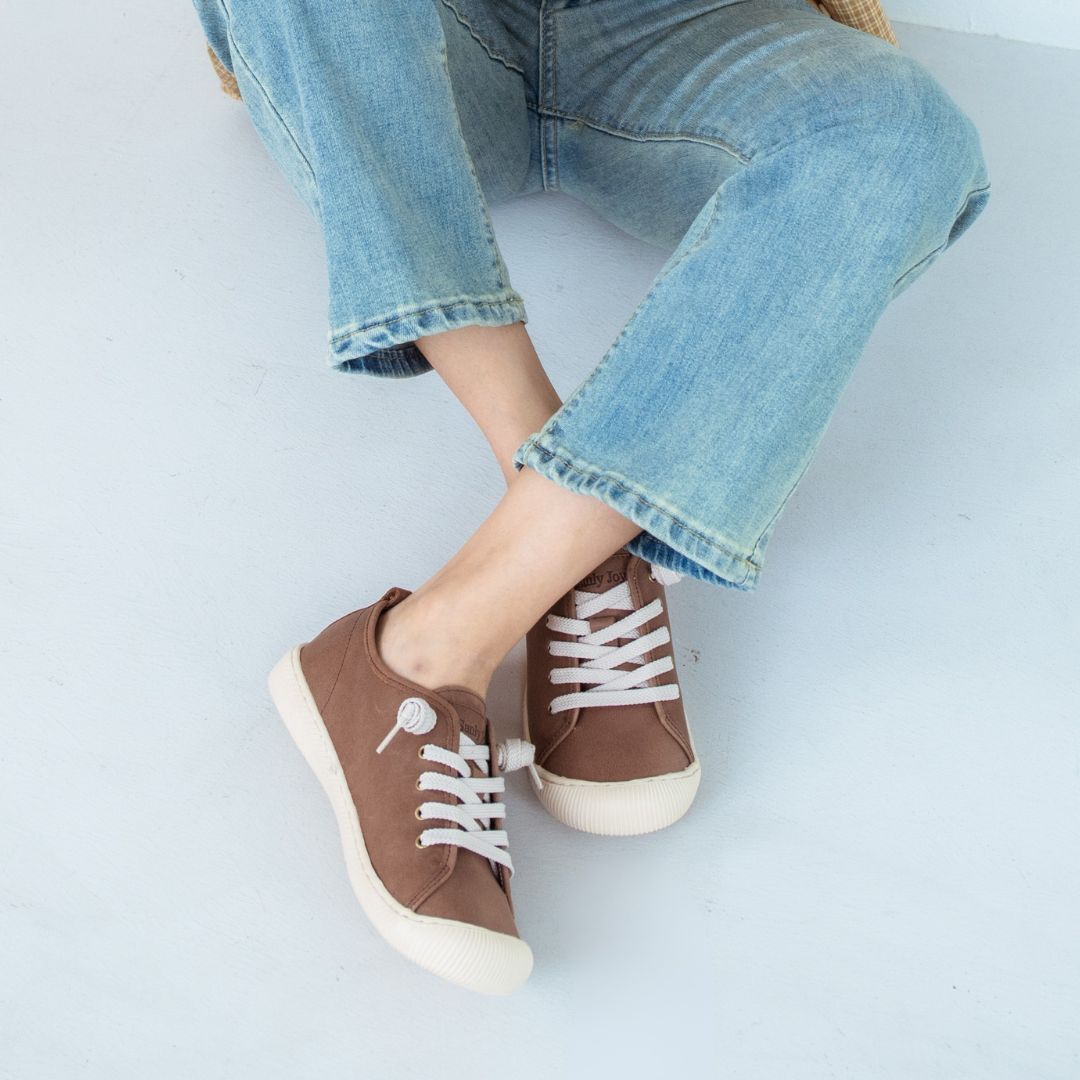 油蠟牛皮饅頭鞋 巧克咖(真皮女鞋/台灣製MIT/超輕量)