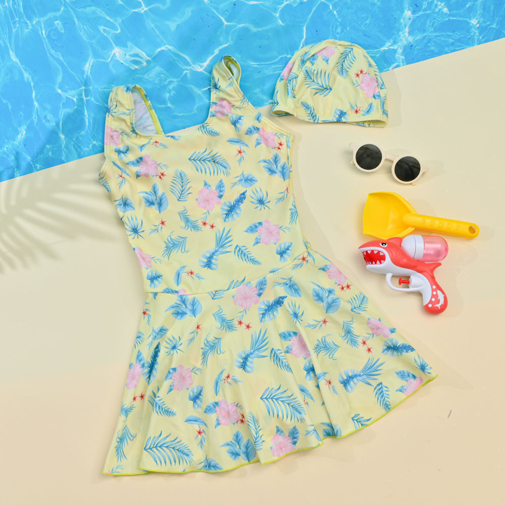 YG567-女童連身裙裝-花