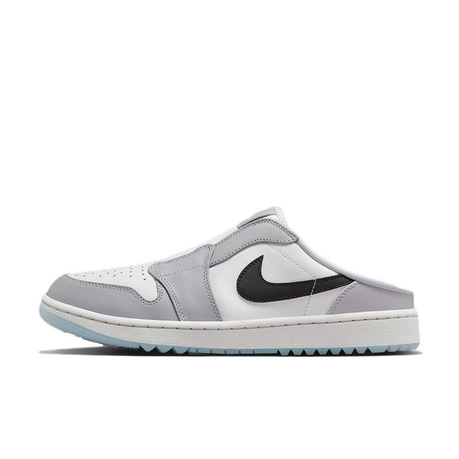 Nike Air Jordan 1 Mule Golf Wolf Grey 灰白 冰底 懶人鞋 FJ1214-004