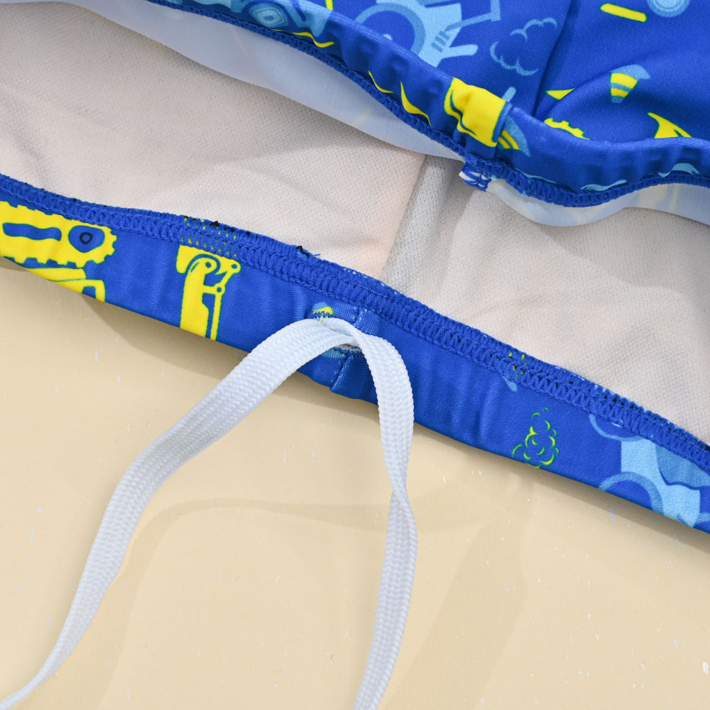 TB550-童七分袖兩件式褲裝-印花