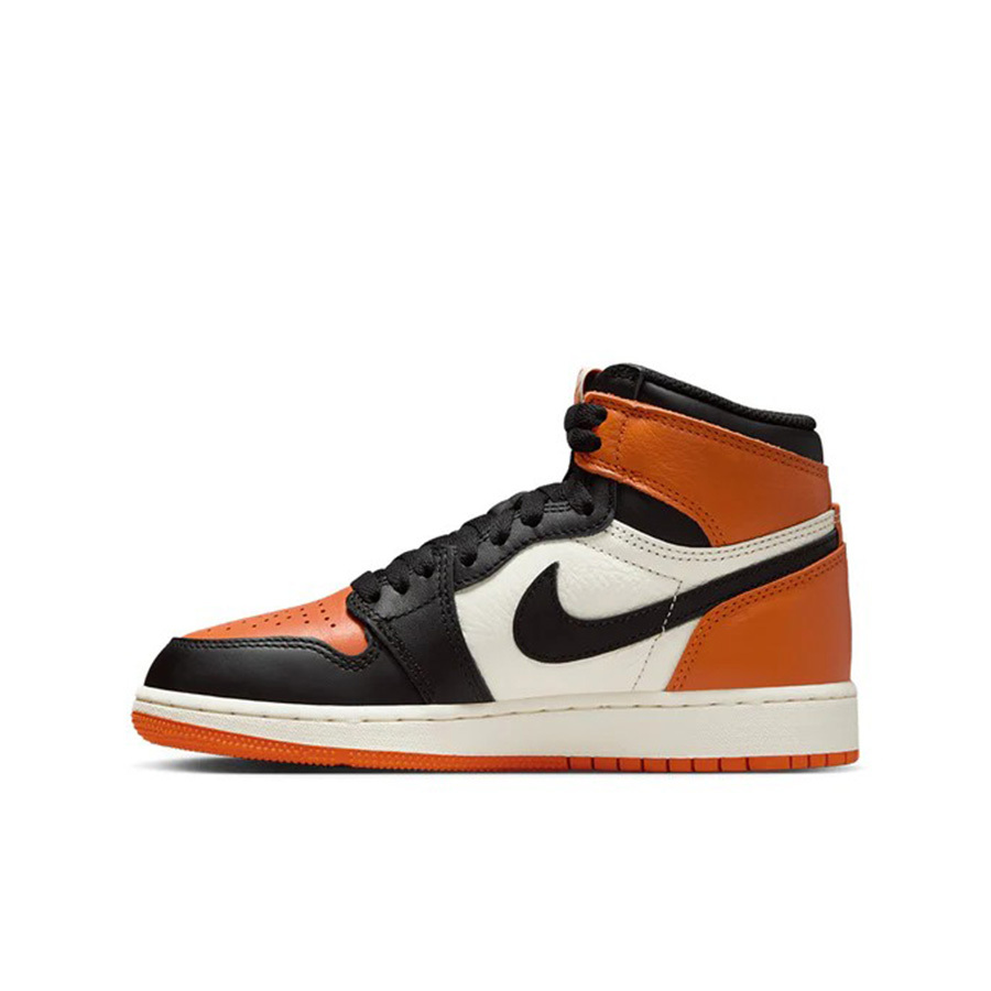 Nike Air Jordan 1 Retro High OG Black (2025) 黑橘 GS 大童 高筒 FD1437-008