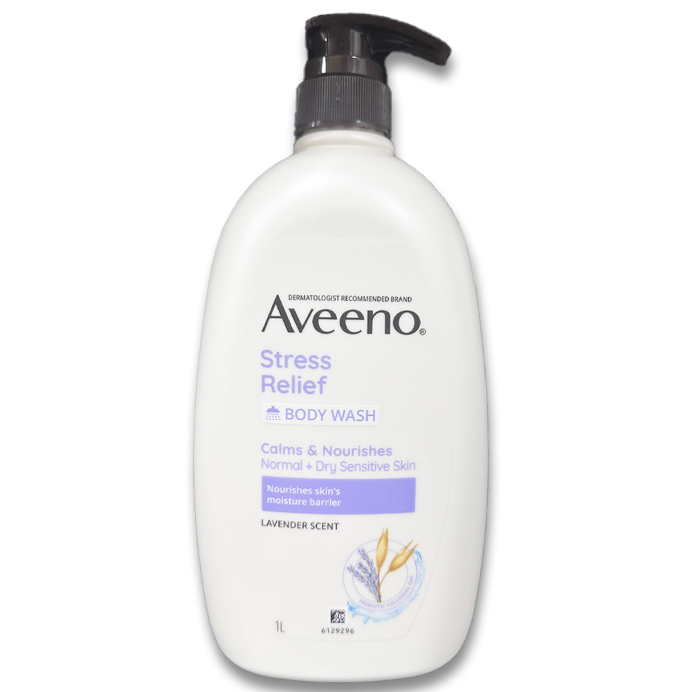 Aveeno - 天然燕麥薰衣草舒壓沐浴露｜沖涼液 1L｜Aveeno_01