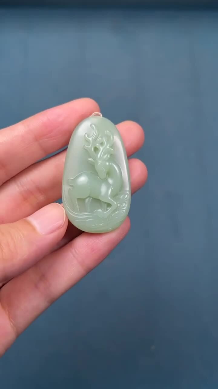 712257 和田玉一路如意