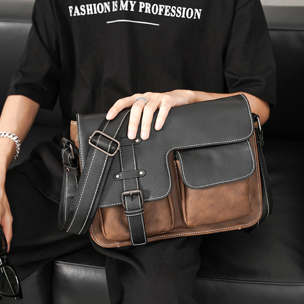 包包男 郵差包 斜背包 防水包 通勤包 側背包 防水後背包 背包男 隨身包 大容量側背包 多功能包包 皮革包 170